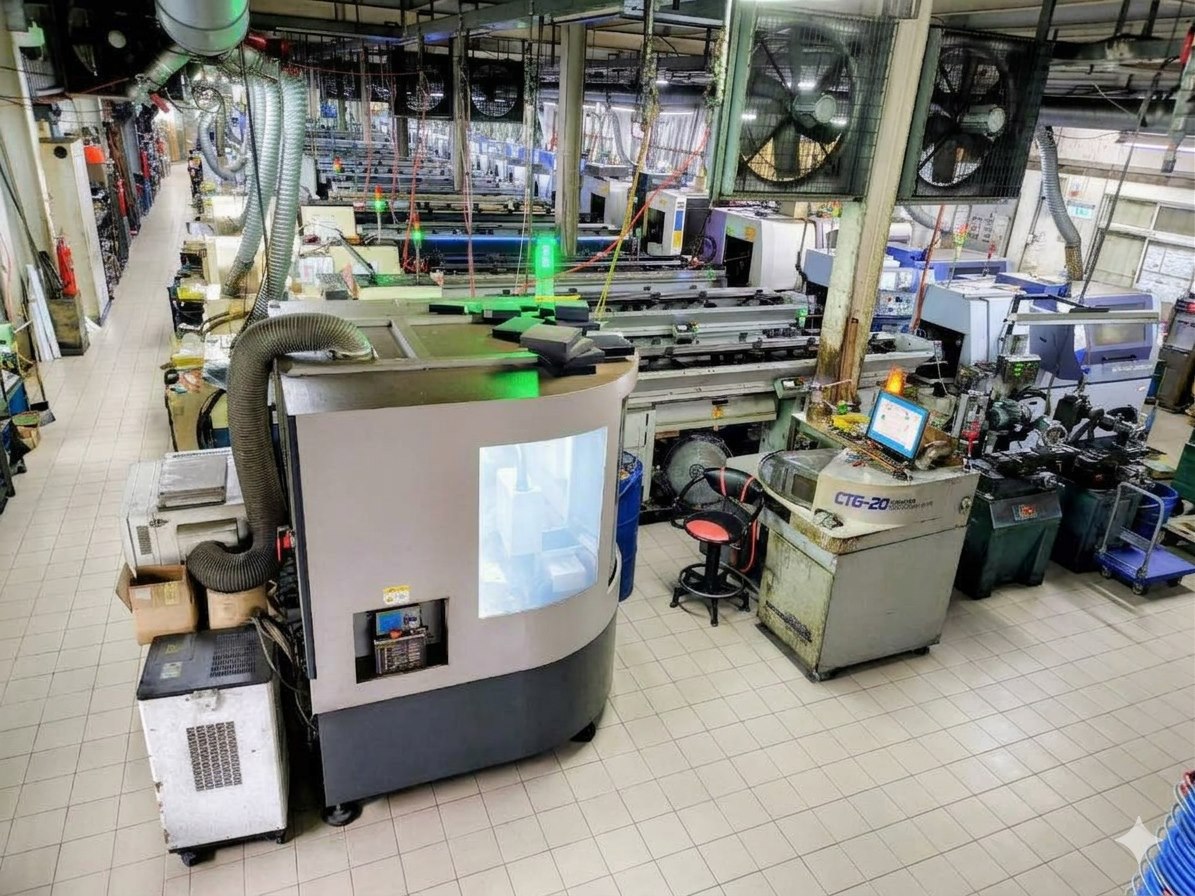 新新精密廠內機台照